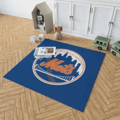 New York Mets Popular MLB Baseball Team Rug 1