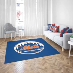 New York Mets Popular MLB Baseball Team Rug 2