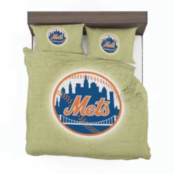 New York Mets Professional Baseball Team Bedding Set 1