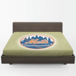 New York Mets Professional Baseball Team Fitted Sheet 1