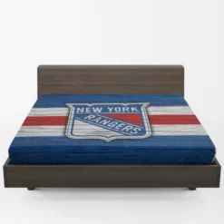 New York Rangers Active Hockey Team Fitted Sheet 1