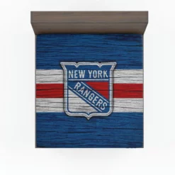 New York Rangers Active Hockey Team Fitted Sheet