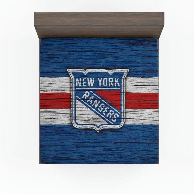 New York Rangers Active Hockey Team Fitted Sheet