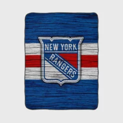 New York Rangers Active Hockey Team Fleece Blanket 1