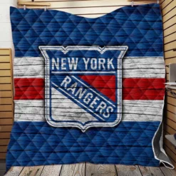 New York Rangers Active Hockey Team Quilt Blanket