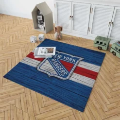 New York Rangers Active Hockey Team Rug 1