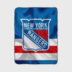 New York Rangers Professional Ice Hockey Team Fleece Blanket 1