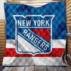 New York Rangers Professional Ice Hockey Team Quilt Blanket