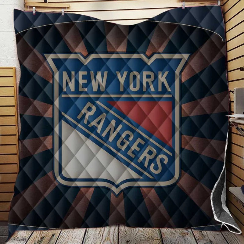 New York Rangers Strong Hockey Club Quilt Blanket