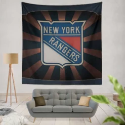 New York Rangers Strong Hockey Club Tapestry