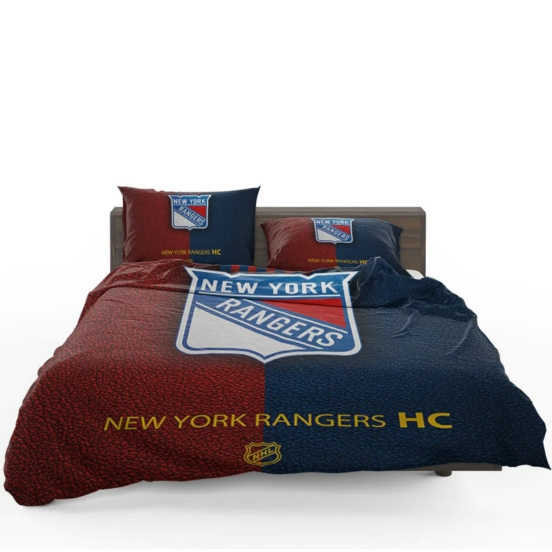 New York Rangers Unique NHL Hockey Team Bedding Set