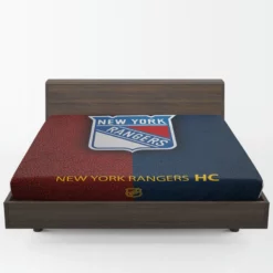 New York Rangers Unique NHL Hockey Team Fitted Sheet 1