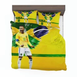 Neymar Brazil Footballer Bedding Set 1