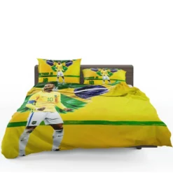 Neymar Brazil Footballer Bedding Set