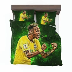 Neymar Brazil Soccer Player Bedding Set 1