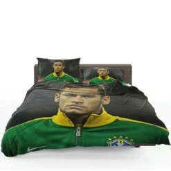 Neymar Competitive Football Player Bedding Set