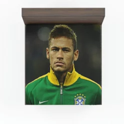 Neymar Competitive Football Player Fitted Sheet