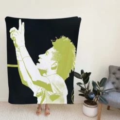 Neymar Confident Soccer Player Fleece Blanket