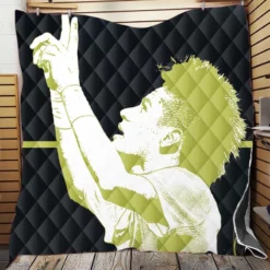 Neymar Confident Soccer Player Quilt Blanket