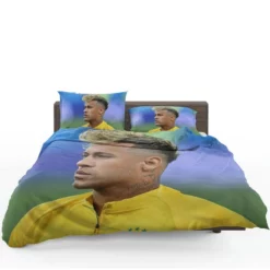 Neymar Dependable Brazil sports Player Bedding Set