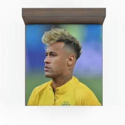 Neymar Dependable Brazil sports Player Fitted Sheet