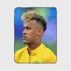 Neymar Dependable Brazil sports Player Fleece Blanket 1