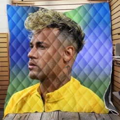 Neymar Dependable Brazil sports Player Quilt Blanket