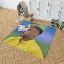 Neymar Dependable Brazil sports Player Rug 1