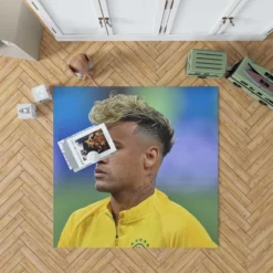 Neymar Dependable Brazil sports Player Rug