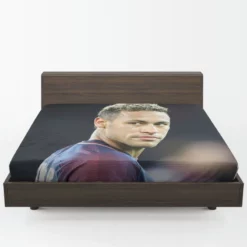 Neymar Enthusiastic PSG Sports Player Fitted Sheet 1