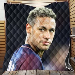 Neymar Enthusiastic PSG Sports Player Quilt Blanket