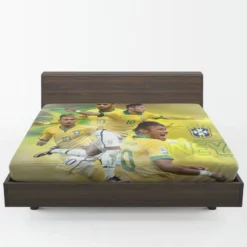 Neymar FIFA Confederations Cup Sports Player Fitted Sheet 1