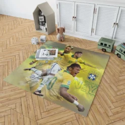 Neymar FIFA Confederations Cup Sports Player Rug 1