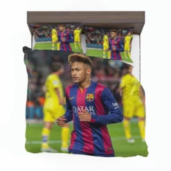 Neymar Fast Barca Football Player Bedding Set 1