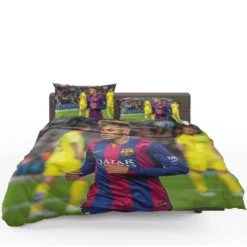 Neymar Fast Barca Football Player Bedding Set