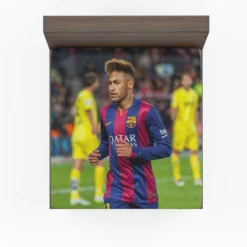 Neymar Fast Barca Football Player Fitted Sheet