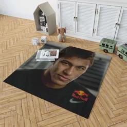 Neymar Focused Football Player Rug 1