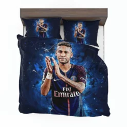 Neymar French League Cup Sports Player Bedding Set 1