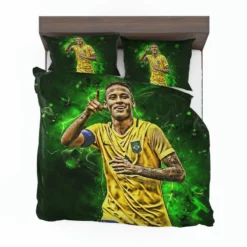 Neymar Gracious Brazil Footballer Player Bedding Set 1