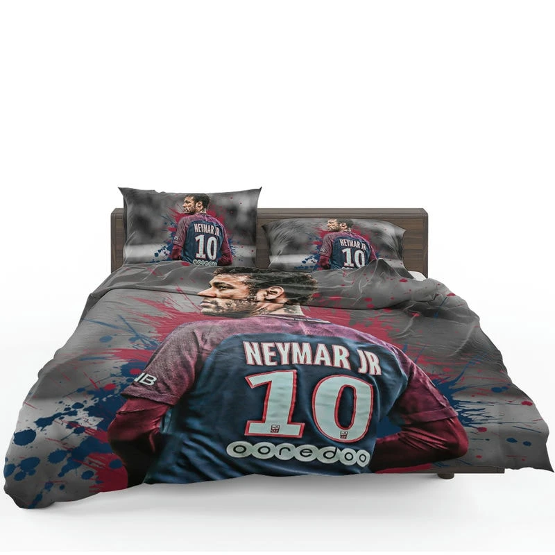 Neymar Healthy PSG Sports Player Bedding Set