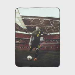 Neymar Jr Clever Brazil Soccer Player Fleece Blanket 1