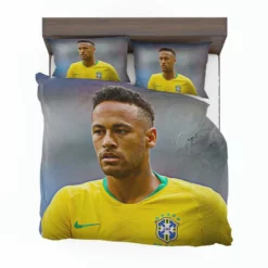 Neymar Jr Committed Brazil Sports Player Bedding Set 1