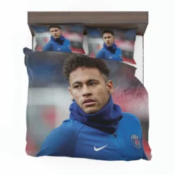 Neymar Jr Fastidious PSG Soccer Player Bedding Set 1