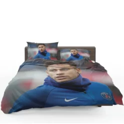 Neymar Jr Fastidious PSG Soccer Player Bedding Set