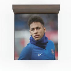 Neymar Jr Fastidious PSG Soccer Player Fitted Sheet