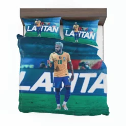 Neymar Jr Rapid Brazil Football Player Bedding Set 1