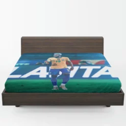 Neymar Jr Rapid Brazil Football Player Fitted Sheet 1