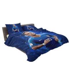 Neymar in Brazil Blue Jersey Football Player Bedding Set 2