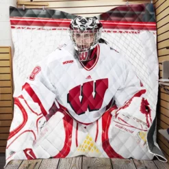Nikki Kaasa Professional Hockey Player Quilt Blanket