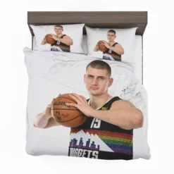 Nikola Jokic Denver Nuggets Basketball Player Bedding Set 1
